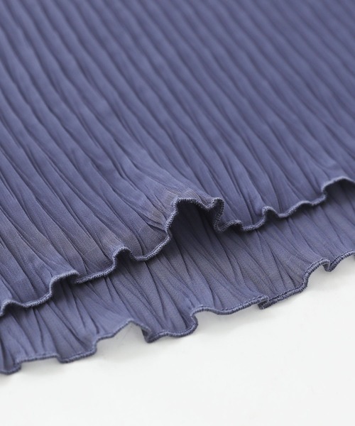 n'OrLABEL（ノアールレーベル）の「『シアープリーツキャミ×Tシャツ』【2点セット】（Tシャツ/カットソー・レディース・テラコッタ/ネイビー/ブラック・2/1）」の14枚目の写真