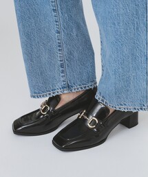 Ray BEAMS | スタック ヒール ビット ローファー(ローファー)