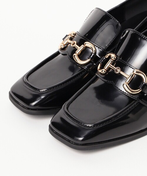 ☆美品☆【レイビームス】ビットローファー (23.5) ビブラム　厚底　黒 ☆美品☆【レイビームス】ビットローファー (23.5) ビブラム 厚底 黒