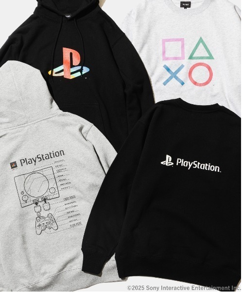 BEAMS(ビームス)の「PlayStation(TM) / CREWNECK SWEAT(スウェット・メンズ・ブラック/ライトグレー・S/M/L/XL)」の3枚目の写真