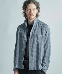 MEN'S BIGI | シャーリング楊柳 シャツブルゾン＜ストレッチ＞(シャツ/ブラウス)