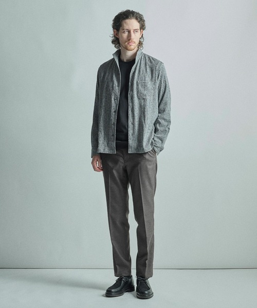 MEN'S BIGI（メンズビギ）の「シャーリング楊柳 シャツブルゾン＜ストレッチ＞（シャツ/ブラウス・メンズ・ブラック/ネイビー・03/04/02/01）」の13枚目の写真