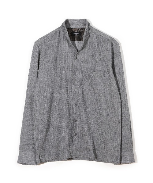 MEN'S BIGI（メンズビギ）の「シャーリング楊柳 シャツブルゾン＜ストレッチ＞（シャツ/ブラウス・メンズ・ブラック/ネイビー・03/04/02/01）」の18枚目の写真