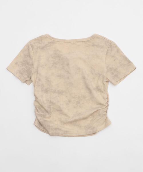 dispark（ディスパーク）の「DISPARK/ブローチ付きレースアップT（Tシャツ/カットソー・レディース・ベージュ/ホワイト・FREE）」の11枚目の写真