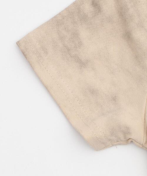 dispark（ディスパーク）の「DISPARK/ブローチ付きレースアップT（Tシャツ/カットソー・レディース・ベージュ/ホワイト・FREE）」の5枚目の写真