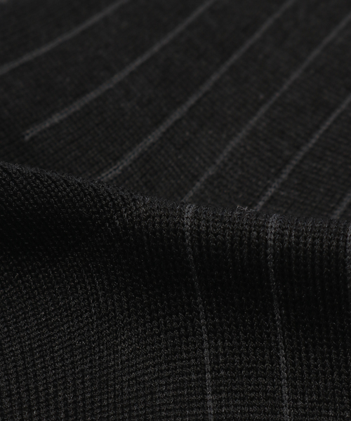 EDIFICE（エディフィス）の「フェイクリブ（ソックス/靴下・メンズ・ブラウン系その他/ブラック/チャコールグレー・FREE）」の4枚目の写真