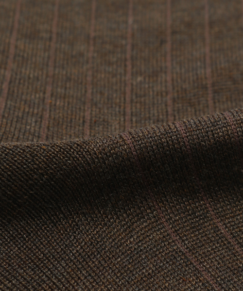 EDIFICE（エディフィス）の「フェイクリブ（ソックス/靴下・メンズ・ブラウン系その他/ブラック/チャコールグレー・FREE）」の6枚目の写真