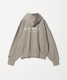 ESSENTIALS グレー フード付きパーカー ニューバランス New Balance メンズ スウェットパーカー