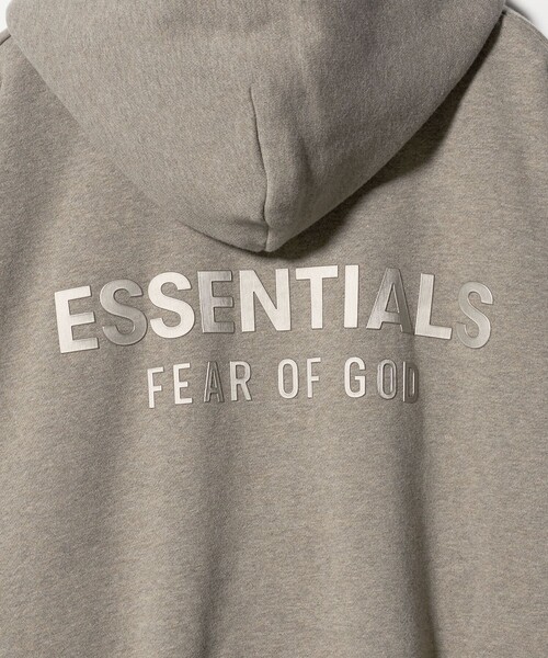 ミニマル【FOG】Essentials フリース ジップアップ パーカー FEAR OF GOD ESSENTIALS>フリース ジップアップ フーディー