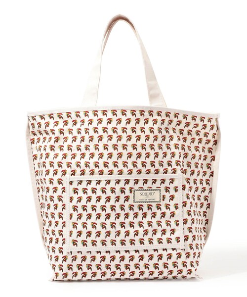 SOULEIADO プリント リバーシブルトートバッグ（トートバッグ