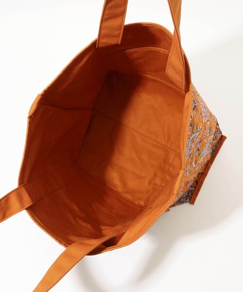 SOULEIADO（ソレイアード）の「SOULEIADO プリント リバーシブルトートバッグ（トートバッグ・レディース・オレンジ系その他2/ホワイト系その他・FREE）」の15枚目の写真