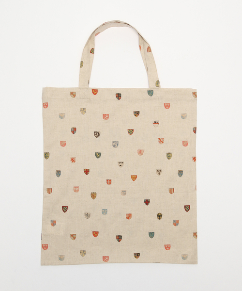 R&D.M.Co OLDMAN’S TAILOR(オールドマンズテイラー)の「【R&D.M.Co/オールドマンズテイラー】COTTON LINEN COAT OF ARMS TOTE トートバック(トートバッグ・レディース・ベージュ・FREE)」の2枚目の写真