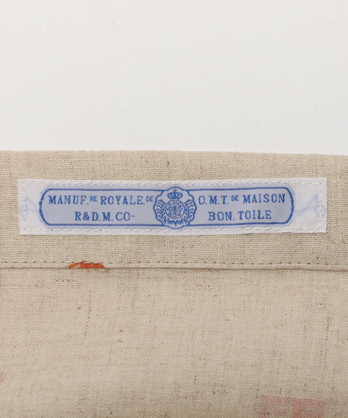 R&D.M.Co OLDMAN’S TAILOR(オールドマンズテイラー)の「【R&D.M.Co/オールドマンズテイラー】COTTON LINEN COAT OF ARMS TOTE トートバック(トートバッグ・レディース・ベージュ・FREE)」の5枚目の写真