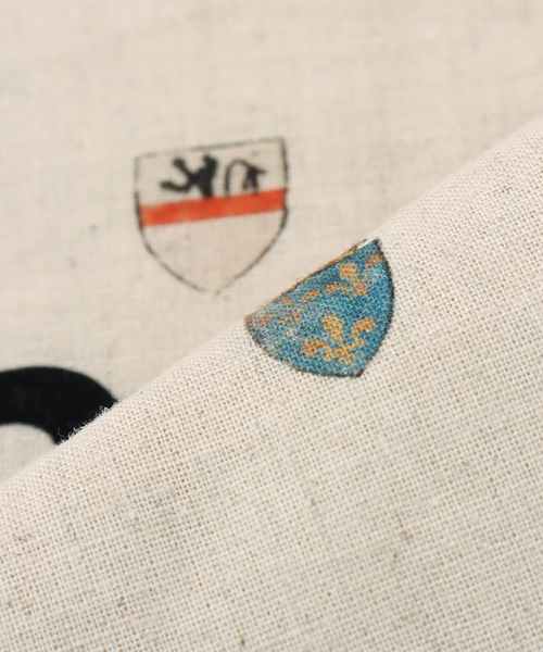 R&D.M.Co OLDMAN’S TAILOR(オールドマンズテイラー)の「【R&D.M.Co/オールドマンズテイラー】COTTON LINEN COAT OF ARMS TOTE トートバック(トートバッグ・レディース・ベージュ・FREE)」の7枚目の写真