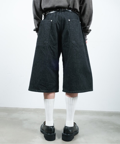 JIEDA(ジエダ)の「3D 3/4 DENIM PANTS(デニムパンツ・メンズ・ブラック/インディゴブルー・1/2)」の12枚目の写真