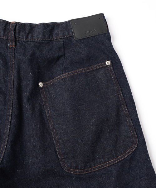 JIEDA(ジエダ)の「3D 3/4 DENIM PANTS(デニムパンツ・メンズ・ブラック/インディゴブルー・1/2)」の20枚目の写真