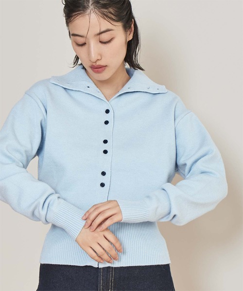 miette（ミエット）の「ダブルボタンカーディガン（カーディガン/ボレロ・レディース・チャコール/ブラウン/レッド/ライトブルー・M/S）」の22枚目の写真