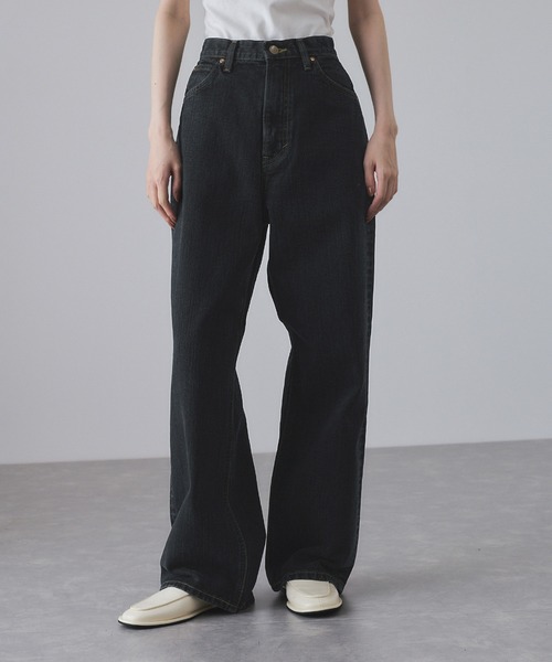 Lee(リー)の「【Lee for ADAM ET ROPE'】別注101 5P デニムパンツ(デニムパンツ・レディース・ブラック・X-SMALL/S/M)」の2枚目の写真