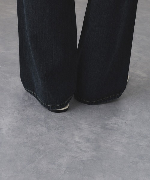 Lee(リー)の「【Lee for ADAM ET ROPE'】別注101 5P デニムパンツ(デニムパンツ・レディース・ブラック・X-SMALL/S/M)」の9枚目の写真