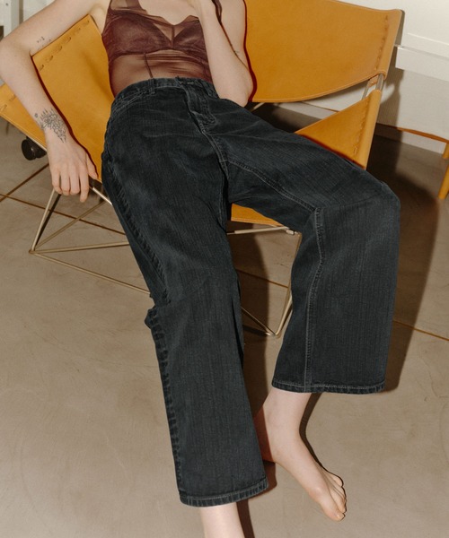 セール】【Lee for ADAM ET ROPE'】別注101 5P デニムパンツ（デニム