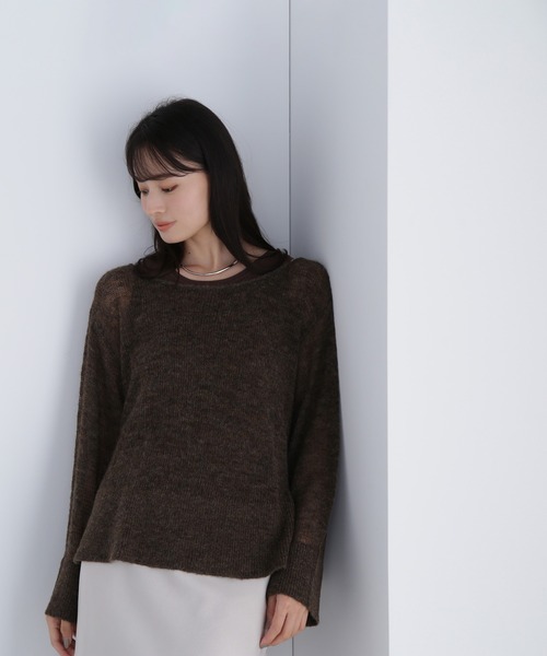 モヘヤライクニットビスチェ SAWAMOTO企画/WEB限定】モヘアニット