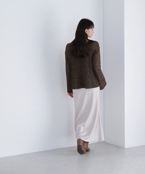 NATURAL BEAUTY BASIC(ナチュラルビューティーベーシック)の「◇【THINK NATURAL】モヘヤライクニットセット(ニット/セーター・レディース・ブラウン/ピンク/レッド・FREE)」の6枚目の写真