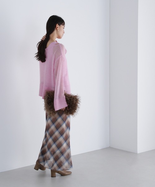 NATURAL BEAUTY BASIC(ナチュラルビューティーベーシック)の「◇【THINK NATURAL】モヘヤライクニットセット(ニット/セーター・レディース・ブラウン/ピンク/レッド・FREE)」の17枚目の写真