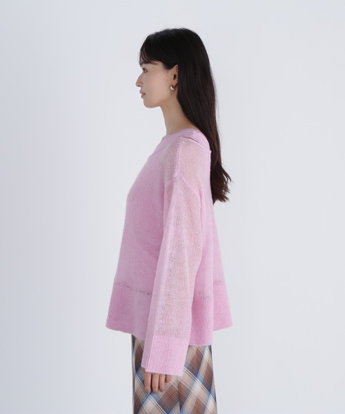 NATURAL BEAUTY BASIC(ナチュラルビューティーベーシック)の「◇【THINK NATURAL】モヘヤライクニットセット(ニット/セーター・レディース・ブラウン/ピンク/レッド・FREE)」の19枚目の写真