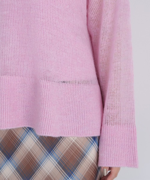 NATURAL BEAUTY BASIC(ナチュラルビューティーベーシック)の「◇【THINK NATURAL】モヘヤライクニットセット(ニット/セーター・レディース・ブラウン/ピンク/レッド・FREE)」の22枚目の写真