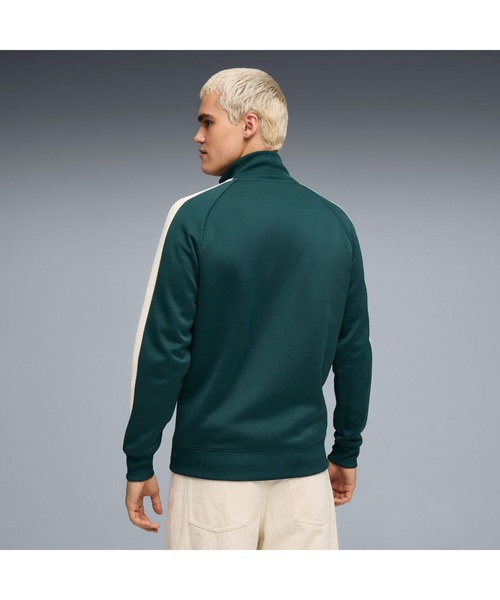 PUMA(プーマ)の「PUMA プーマ メンズ T7 オールウェイズ オン トラック ジャケット DK(ジャージ・メンズ・グリーン系その他/ネイビー/ブルー系その他7・SMALL/X-LARGE/LARGE/MEDIUM/XX-LARGE)」の4枚目の写真