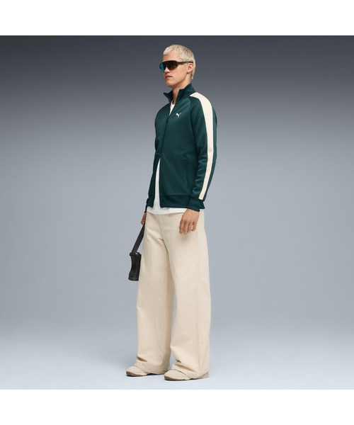 PUMA(プーマ)の「PUMA プーマ メンズ T7 オールウェイズ オン トラック ジャケット DK(ジャージ・メンズ・グリーン系その他/ネイビー/ブルー系その他7・SMALL/X-LARGE/LARGE/MEDIUM/XX-LARGE)」の5枚目の写真
