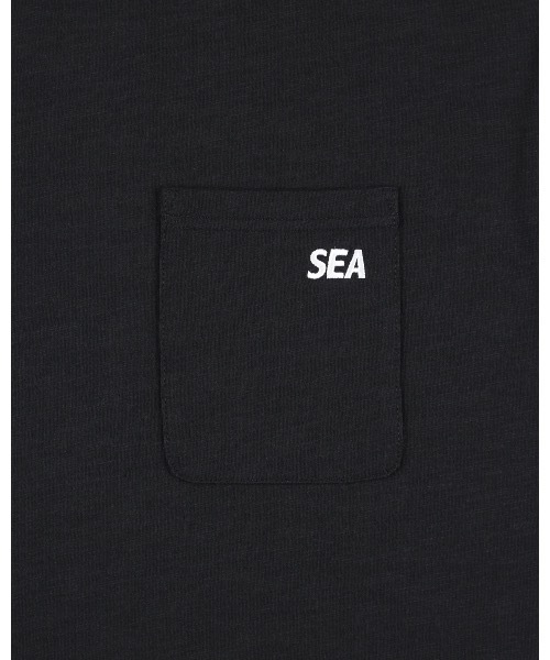 WIND AND SEA（ウィンダンシー）の「SEA ESS 2P POCKET S/S TEE（Tシャツ/カットソー・メンズ・ホワイト/ライム/ブルー × パープル/ブラック・M/L/S/XL）」の16枚目の写真