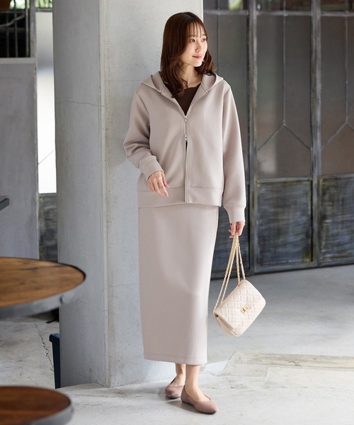 Honeys（ハニーズ）の「ナロースカート（スカート・レディース・モカ/ネイビー/グレイッシュベージュ/ブラック/ヘザーチャコール・3L/S/M/LL/L）」の18枚目の写真