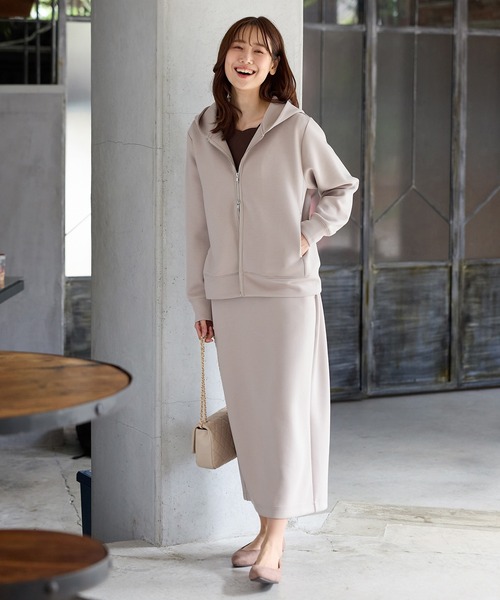 Honeys（ハニーズ）の「ナロースカート（スカート・レディース・モカ/ネイビー/グレイッシュベージュ/ブラック/ヘザーチャコール・3L/S/M/LL/L）」の19枚目の写真