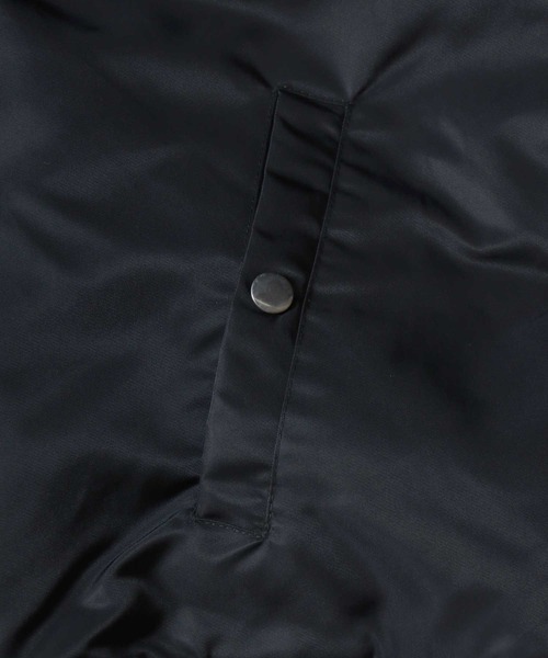 ANPAS（アンパス）の「ANPAS Nylon Twill N-2B Fireman Buckle Jacket/別注 ナイロンツイル N-2B ファイヤーマンバックル ジャケット ミリタリーブルゾン フェイクファーフーデッドブルゾン アウター メンズ レディース（ブルゾン・メンズ・ブラック/オリーブ・M/L/LL）」の12枚目の写真