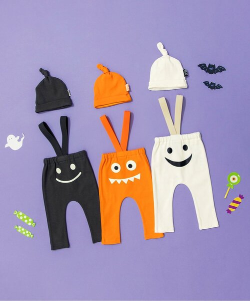 BREEZE（ブリーズ）の「ベビー結び帽子（ニットキャップ/ビーニー・キッズ・オレンジ/アイボリー/チャコール・48）」の4枚目の写真