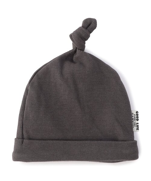 BREEZE（ブリーズ）の「ベビー結び帽子（ニットキャップ/ビーニー・キッズ・オレンジ/アイボリー/チャコール・48）」の5枚目の写真