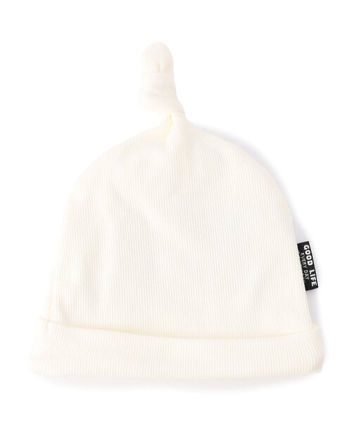 BREEZE（ブリーズ）の「ベビー結び帽子（ニットキャップ/ビーニー・キッズ・オレンジ/アイボリー/チャコール・48）」の6枚目の写真