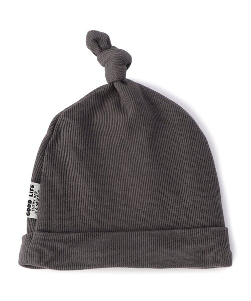 BREEZE（ブリーズ）の「ベビー結び帽子（ニットキャップ/ビーニー・キッズ・オレンジ/アイボリー/チャコール・48）」の8枚目の写真