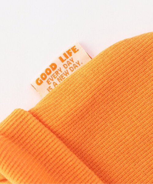 BREEZE（ブリーズ）の「ベビー結び帽子（ニットキャップ/ビーニー・キッズ・オレンジ/アイボリー/チャコール・48）」の12枚目の写真