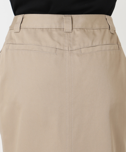 CITYSHOP（シティーショップ）の「CHINO STRAIGHT スカート（スカート・レディース・ブラック/ベージュ・36/38）」の6枚目の写真