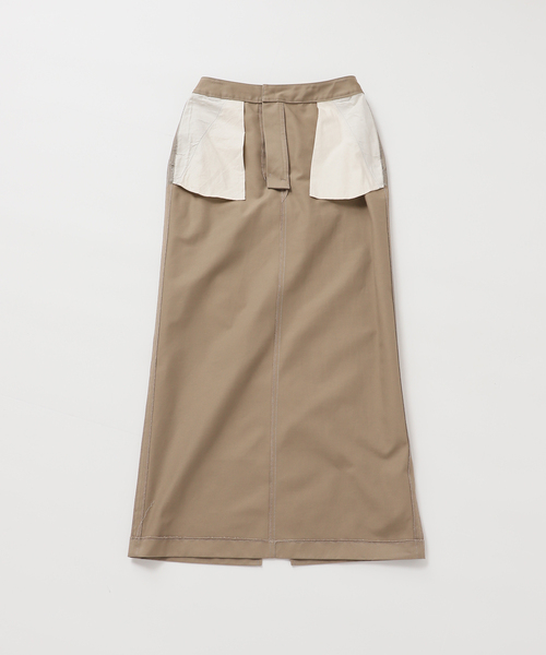 CITYSHOP（シティーショップ）の「CHINO STRAIGHT スカート（スカート・レディース・ブラック/ベージュ・36/38）」の20枚目の写真