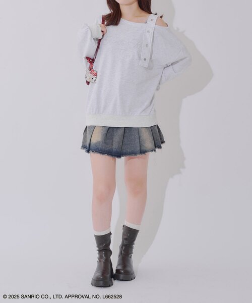 Remind me and forever(リマインドミーアンドフォーエバー)の「【サンリオキャラクターズ】ワンショルトレーナー(スウェット・レディース・その他1/その他2/その他3・FREE)」の15枚目の写真