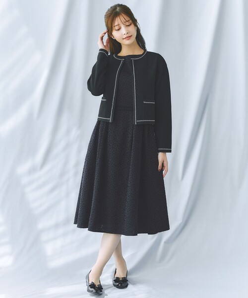 TOCCA（トッカ）の「MEMORY OF LACE ドレス（ワンピース・レディース・ピンク系7/ネイビー系7/スカイブルー系7・00/6/4/2/0）」の11枚目の写真