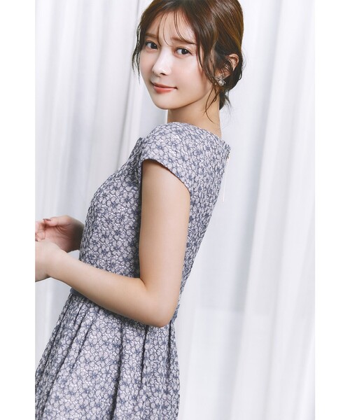 TOCCA（トッカ）の「MEMORY OF LACE ドレス（ワンピース・レディース・ピンク系7/ネイビー系7/スカイブルー系7・00/6/4/2/0）」の12枚目の写真
