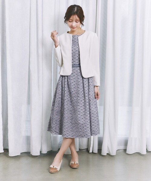TOCCA（トッカ）の「MEMORY OF LACE ドレス（ワンピース・レディース・ピンク系7/ネイビー系7/スカイブルー系7・00/6/4/2/0）」の13枚目の写真