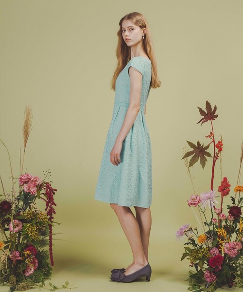 TOCCA（トッカ）の「MEMORY OF LACE ドレス（ワンピース・レディース・ピンク系7/ネイビー系7/スカイブルー系7・00/6/4/2/0）」の18枚目の写真