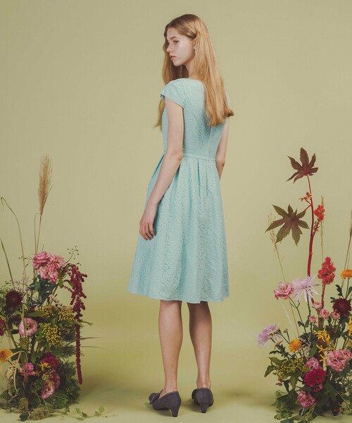 TOCCA（トッカ）の「MEMORY OF LACE ドレス（ワンピース・レディース・ピンク系7/ネイビー系7/スカイブルー系7・00/6/4/2/0）」の19枚目の写真