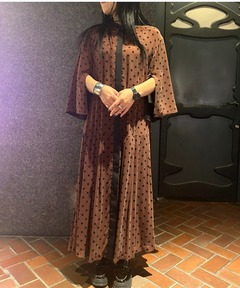 ヌキテパMODAL SATIN ETHNIC PRINT DRESSワンピース セール】【ne Quittez pas】MODAL SATIN ETHNIC PRINT DRESS