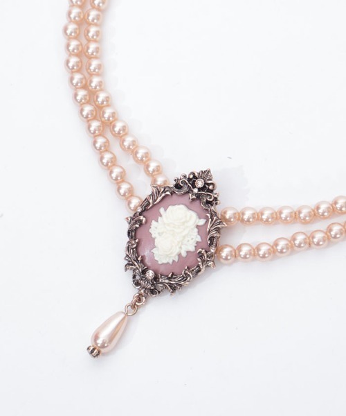 axes femme（アクシーズファム）の「ヴィクトリアンパールネックレス（ネックレス・レディース・シルバー/ゴールド・FREE）」の9枚目の写真